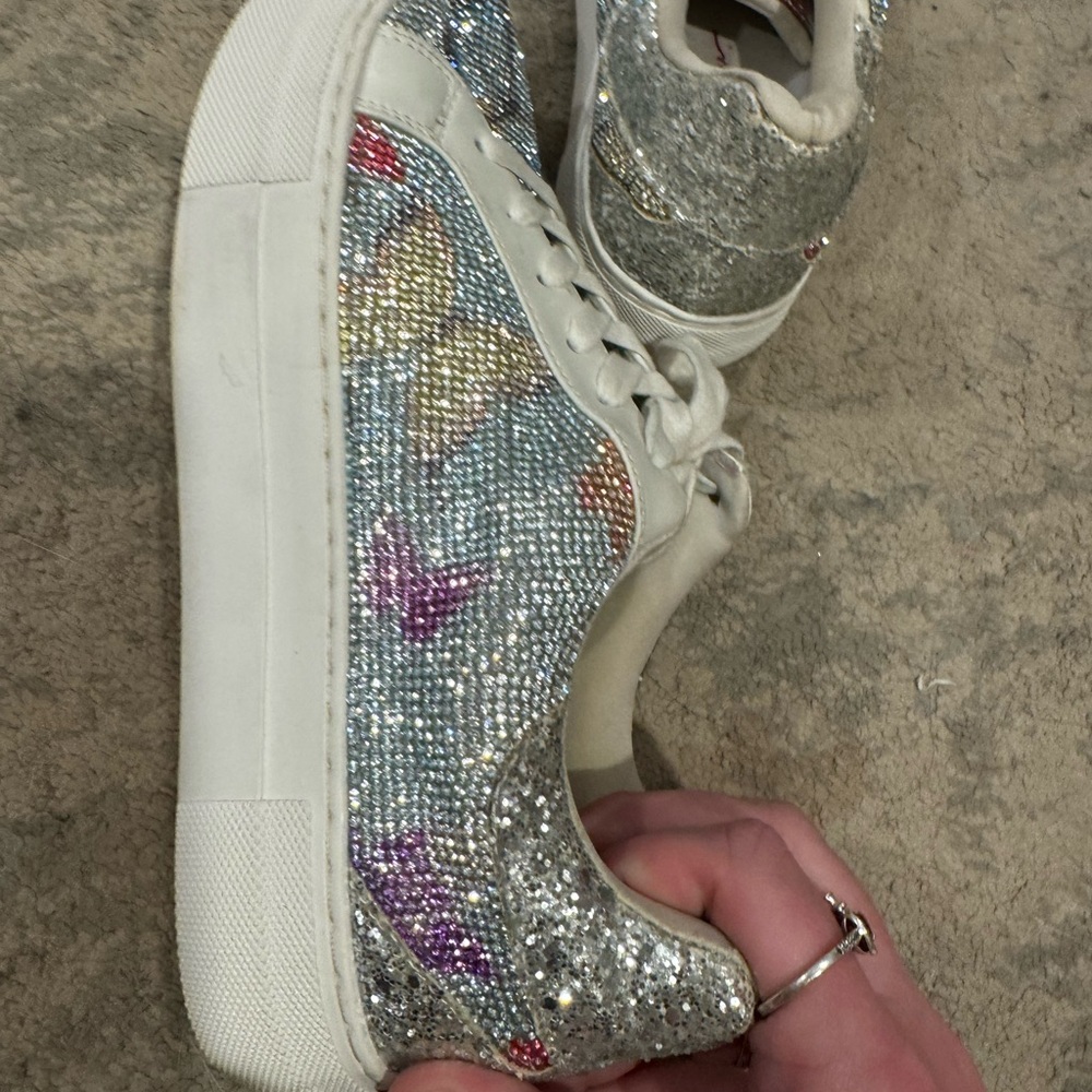 Betsey Johnson Lindsay Bedazzled Shoes - Picture 4 of 10